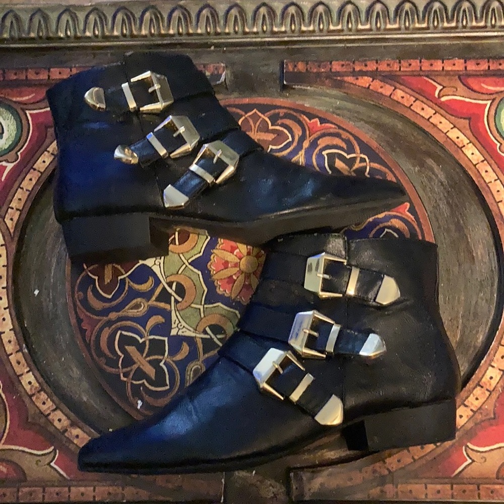 Charlotte Russe Black Ankle Boots